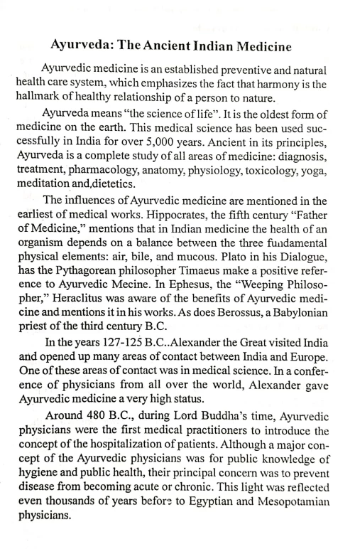 Some Common Diseases And Ayurvedic Medical Treatment